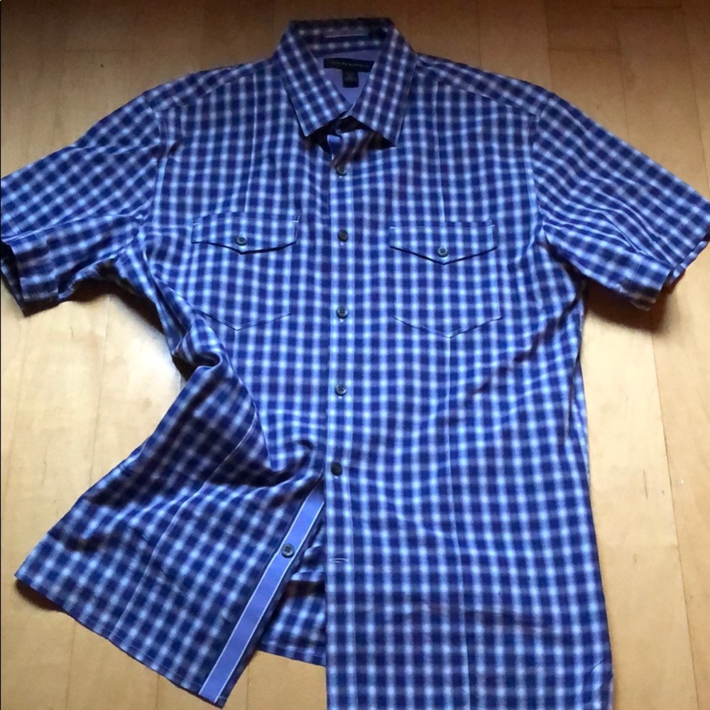 Banana Republic S/S button down Mens 14 1/2 small